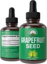 Grapefruit Seed Extract Liquid Drops gehigarria. Vegan GSE Grapefruit Seed Extract for Women and Men. Zero Sugar, Ez Bitter. Gluten Free Oil. Hartu Orally