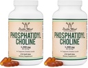 Phosphatidylcholine 1,200mg – 210 Softgels – Enhanced Version of Sunflower and Soy Lecithin (Choline Supplements) - Non-GMO and Gluten Free to Support Brain Health by Double Wood (Pack of 2)