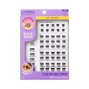Kiss Impress False Eyelashes, Lash Clusters, Cluster Multipack, 'Soft Natural', 8mm-14mm, Includes 50 Pre-Glued Clusters, Contact Lens Friendly, Easy to Apply, Reusable Strip Lashes