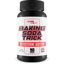 Baking Soda Trick Testosterone Booster - Our Best Low Testosterone Booster For Men - Premium Mens Test Support - Maca, Fadogia Agrestis, Tongkat Ali, Boron - Honey Baking Soda Trick For Men