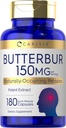 Carlyle Butterbur Supplement 150 mg | 180 Capsules | PA Free Root Extract | Petasites Hybridus | Non-GMO and Gluten Free