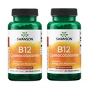 Swanson B12 Cyanocobalamin - Metabolism & Energy Support - Aids Nervous System & Cardiovascular Health - Supports Red Blood Cell Production* - Non-GMO & Gluten Free - 250 Capsules