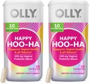 OLLY Happy Hoo-Ha Capsules, Probiotics for Women or People wth Vaginas, Vaginal Health and pH Balance, * 10 Billion CFU, Gluten Free, 25 Count (Pack of 2)