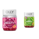 OLLY Undeniable Beauty Gummy, for Hair, Skin, Nails & Daily Energy Gummy, Caffeine Free, Vitamin B12, CoQ10, Goji Berry