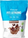 Evolution Advance Nutrition Fit & Strong - Pure Whey Protein Powder BCAA-rekin, 100% Grass-Fed, Quick Absorbing eta Fast Digesting muskuluen berreskurapenerako, Flavor naturala - 2 libra (Chocolate)