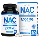 NAC Supplement (60 Capsules, 1000mg Per Serving) Premium NAC Supplement N-Acetyl Cysteine Capsules for Men and Women for Immune Support - Vegan Safe, Third Party Tested - Non GMO & USA Made
