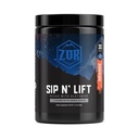 ZOR SIP 'N Lift BCAA Powder – 2:1:1 Branched-Chain Amino Acids with 1000mg Glutamine & Electrolytes – Unflavored Intra/Post Workout – Sugar-Free, Non-GMO, Gluten-Free – 30 Servings
