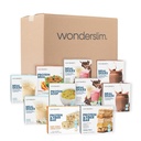 Wonderslim 4 Week Weight Loss Meal Kit – 140 Ready to Eat Diet Foods for Weight Loss, Prepackaged Meals & Snacks for Men & Women, with Built-in Structure for Long-Term Success