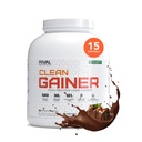 RIVAL NUTRITION Clean Gainer Chocolate Fudge High-Protein Lean Gainer Powder I 5 Lb, 15 Servings I 580 Calories, 30g Protein, 101g Multi-Source Carbs Per Serving I Natural Flavors, Clean Ingredients
