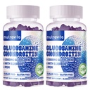 Nutravita Glucosamine Chondroitin Gummies with MSM & Elderberry Extra Strength - Joint Support, Antioxidant Immune Support Supplement for Adults, Men & Women.120 Blueberry Chews