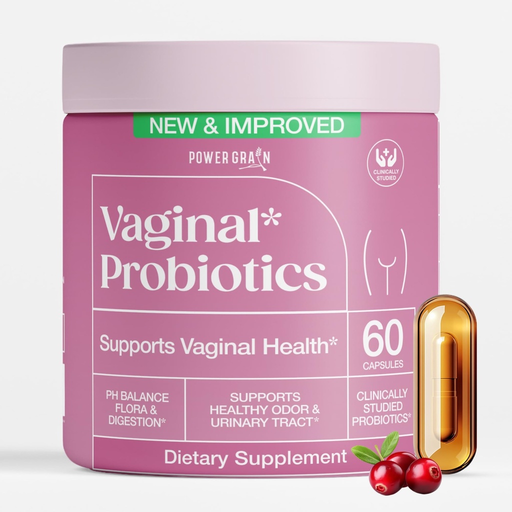 Vaginal Probiotics Supplement – 2 Billion CFUs with Cranberry (Revised Packaging) – pH Balance & Vaginal Health Support – Prebiotics & Digestive Enzymes – Supports Vaginal Flora & Odor