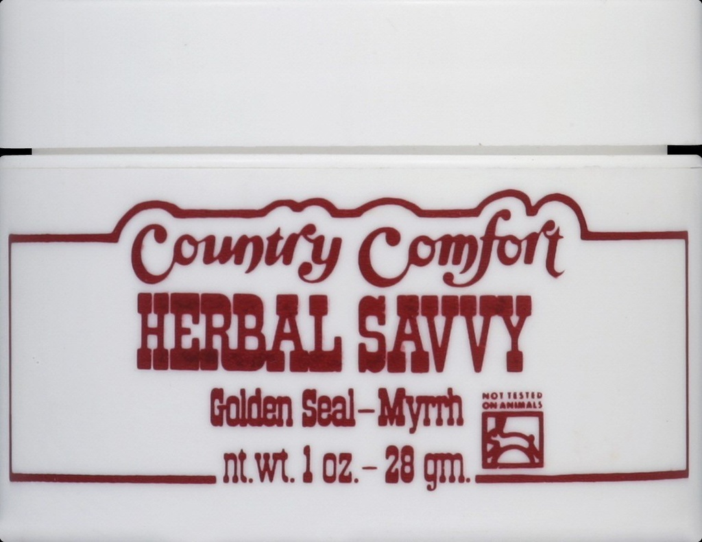 Country Comfort Myrrh Goldenseal Savvy 1 Oz