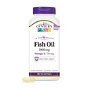 21st Century Fish Oil 1000mg Softgels Omega-3 EPA & DHA for Heart & Cardiovascular Health | Gluten Free, Non-GMO | Fish Gelatin - No Pork Gelatin | 90 Count