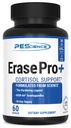PEScience Erase Pro+, Natural Testosterone Booster, Cortisol Blocker with KSM 66 Aswhagandha, and I3C Estrogen Blocker PCT Supplement, 30 Day Supply
