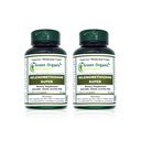 Green Organic Supplements Selenium, Seleno-Methionine, High Absorbable, Non-GMO, Gluten-Free (Pack of 2)