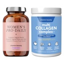 Vitamin Bounty Women's Pro Daily Probiotic and Multi Collagen Complex Plus for Women's Daily Health Support