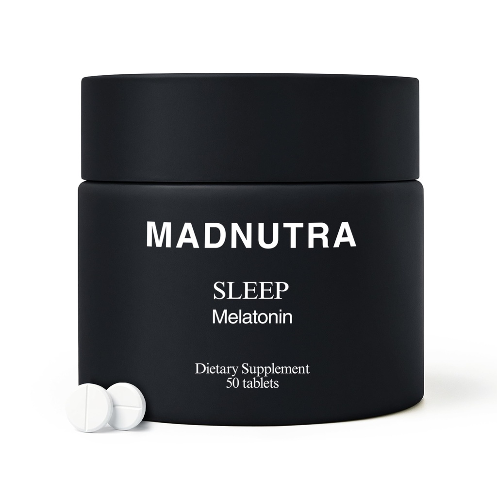 Melatonin 3 mg - Fast Acting Sleep Support Supplements for Women - Natural Sleep Aid for Restful Sleep, Jet Lag, Sleep Cycle Regulation - Non-GMO Organic 50 Melatonin Tablets