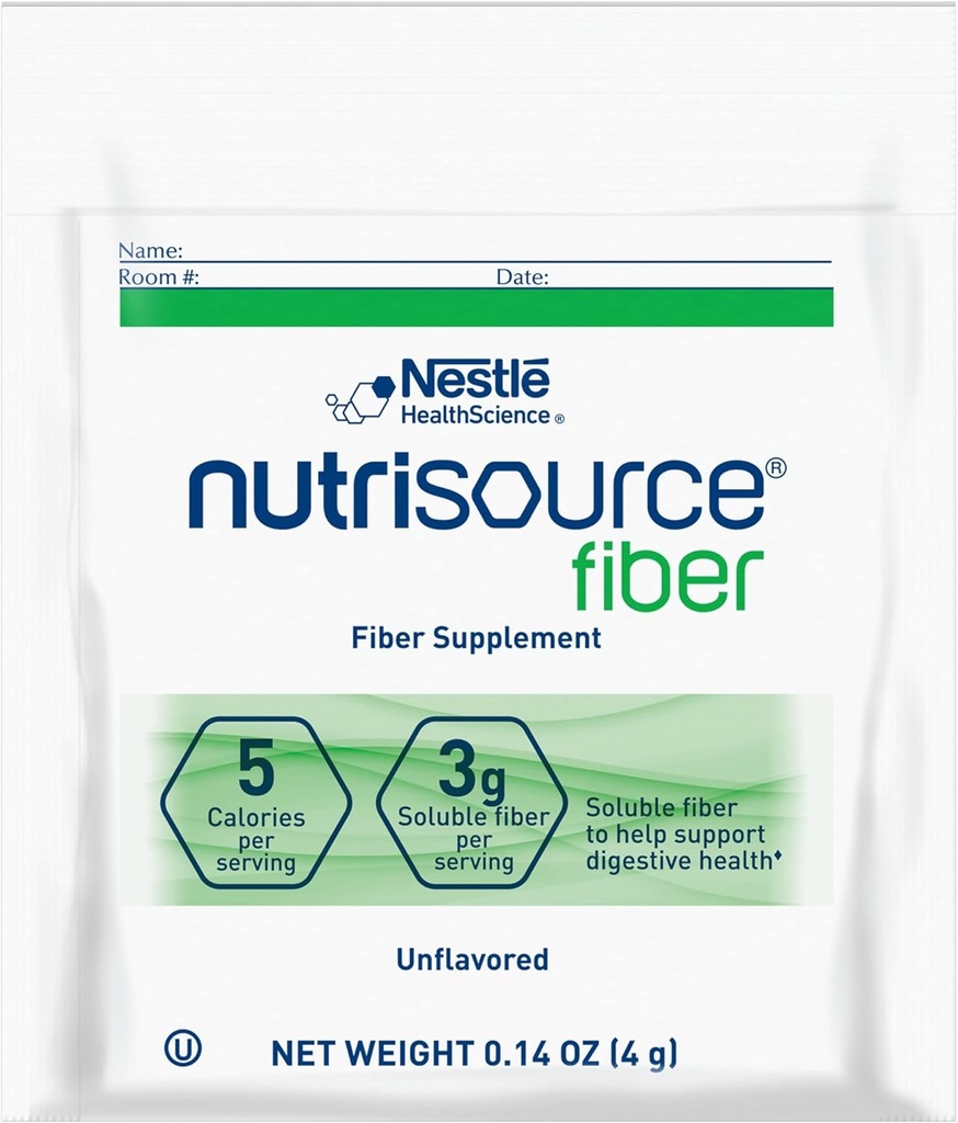 Nestle Nutrisource Fiber Supplement Unflavored 4 Gramm Packet 75 Ct