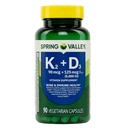 KP+ Vitamin K2 + D3 | Bone & Immune Health | Gluten Free | 90 Vegetarian Capsules | Pack of 1