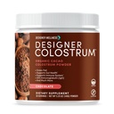 Designer Wellness, Pure Bovine Colostrum Superfood Powder, Gut Health & Bloating, Immune Support, Skin & Hair, Gluten & Fat-Free, Chocolate, 30 Servings