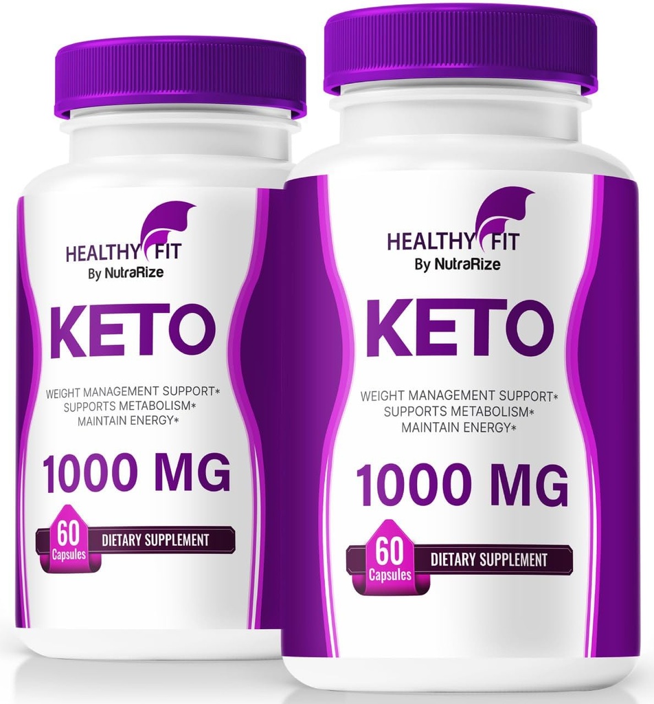 (2 Pack) Healthy Fit Keto Weight Loss Pills - Premium Formula for Health and Fitness, All-Natural Keto Support for Healthy and Fit Body, Official HealthyFitKeto, Pastillas Reviews (120 Capsules)