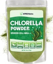 XPRS Nutra Chlorella Powder - Broken Cell Wall Chlorophyll Powder - Chlorella Powder for Immunity - Vegan Friendly Complete Protein (4 Ounce)