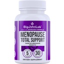 BIGJOHNLAB® - Menopause Total Support – Advanced Probiotic Formula with 5 Strains & 15 Billion CFU, Resveratrol, Black Cohosh, Acacia Fiber, Non-GMO & 100% Vegetarian