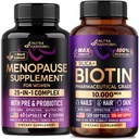 NUTRAHARMONY Menopause Supplement & Biotin with Silicon Softgels