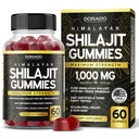 Shilajit Gummies For Men & Women (High Potency Gold Grade with 85+ Trace Minerals with Fulvic Acid) - Energy & Immunity Support - Third Party Tested, Non GMO, Vegan & Made in USA - (60 Gummies)