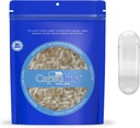 Capsuline Size 000 - Clear Empty Vegan Capsules - 1000 Count - Empty Veggie Pill Capsules - DIY Vegetable Capsule Filling - Empty Caps - Kosher and Halal Certified - Non-GMO Certified