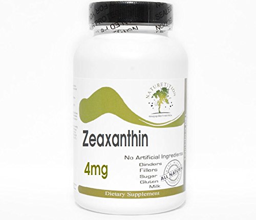 Zeaxanthin 4mg ~ 200 Capsules - No Additives ~ Naturetition Supplements