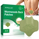 MYMULIKE Back Patches, 36 Count Maximum Strength Warming Herbal Plaster, Wormwood Heat Patches 8 Hours Lasting Reduction Joint Discomfort for Back, Neck, Shoulder, Knee