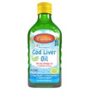 Carlson - Kid's Cod Liver Oil, 550 mg Omega-3s, Vitamins A & D3, Wild Norwegian, Lemon, 250 mL