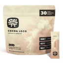 SALTT Electrolytes Powder Flavored Drink Mix - Cocoa Loco - 30 Hydration Packets - Magnesium, Potassium, Sodium, Trace Minerals - Zero Sugar & Gluten Free - Travel Essentials