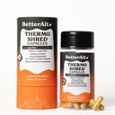 Better Alt Thermo Shred Capsules | L-Carnitine 500mg, Caffeine 200mg |Berberine, CLA, ACV| Thermogenic Metabolism Support & Appetite Management| Energy & Fat Metabolism Formula | 60 Capsules