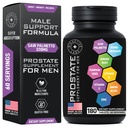 Prostate Health Supplements - Saw Palmetto for Men 320 mg, Pumpkin Seed Extract for Men's Health - 180 Prostate Supplement Tablets, 60 Serves