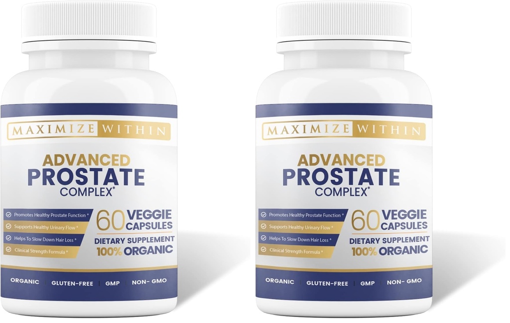 Maximum Slim Advanced Prostate Complex* Dietary Supplement Capsules (Pack of 2)