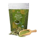 Jiva Organics Organic Moringa Leaf Powder 3.5 Oz in Resealable Bag - 100% Pure Oleifera Leaf Raw from India