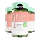 PumPums™ Daily Cycle Essentials - Women's Period & PMS Support Gummies with Pickle Extract, Apple Cider Vinegar, Magnesium | Period Cramps, PMS, Bloating & Mood Balance | Sugar-Free, Vegan, 60 Gummies