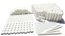 100PCS Essenial Oil Aromatherapy Blank Nasal Inhtaler Tubes (Includes 100 inhalers+110 unscented Wicks+5 Plastic Droppers+2Plastic Tweezers)