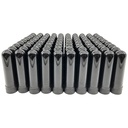 100PCS Essential Oil Aromatherapy Blank Nasal Inhaler Tubes (Includes 100 inhalers+110 unscented Wicks+5 Plastic Droppers+2 Plastic Tweezers)-Black.