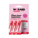 WIZARD WELLNESS Happy Nose Nasal Stick Inhaler for Sinus Comfort | Pocket-Sized Aromatherapy Inhaler with Essential Oils | Mess-Free Nasal Spray Alternative | Drug-Free | Polar Peppermint | 3-Pack