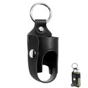 Holder Travel Case for Asthma Inhaler, PU Leather Travel Handy Mini Holster for Adults and Kids, Inhaler Not Included, Black