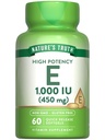 Nature's Truth Vitamin E Softgels | 1000 IU | 60 Count | Non-GMO & Gluten Free Supplement