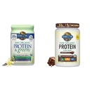 Garden of Life Raw Organic Protein & Greens Vanilla - Vegan Protein Powder for Women and Men & Vegan Protein Powder - 22g Raw Plant Protein, BCAAs, Probiotics & Digestive Enzymes