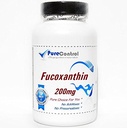 Fucoxanthin 200mg // 100 Capsules // Pure