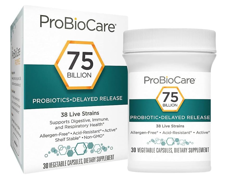 Probiotic - 75 Billion CFUs - Supports Digestive Health (30 Vegetable Capsules)