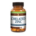 Suzy Cohen Chelated Zinc Supplements - 60 Capsules Gentle on the Stomach - Zinc is for Healthy Cell Growth and DNA Formation - Supports Healthy Immune Function and Skin Health