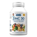 ANDREW LESSMAN Zinc 30mg - 60 Capsules - Highly absorbable Zinc Citrate. Supports Immune, Skeletal, Digestive and Skin Health. Small Easy to Swallow Capsules. No Additives