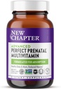 New Chapter Advanced Perfect Prenatal Vitaminas, 192ct, Made with Organic, Non-GMO Ingredients for Healthy Baby & Mom - Folate (Metilfolate), ferro fermentado de alimentos enteiros, vitamina D3 + Ginger